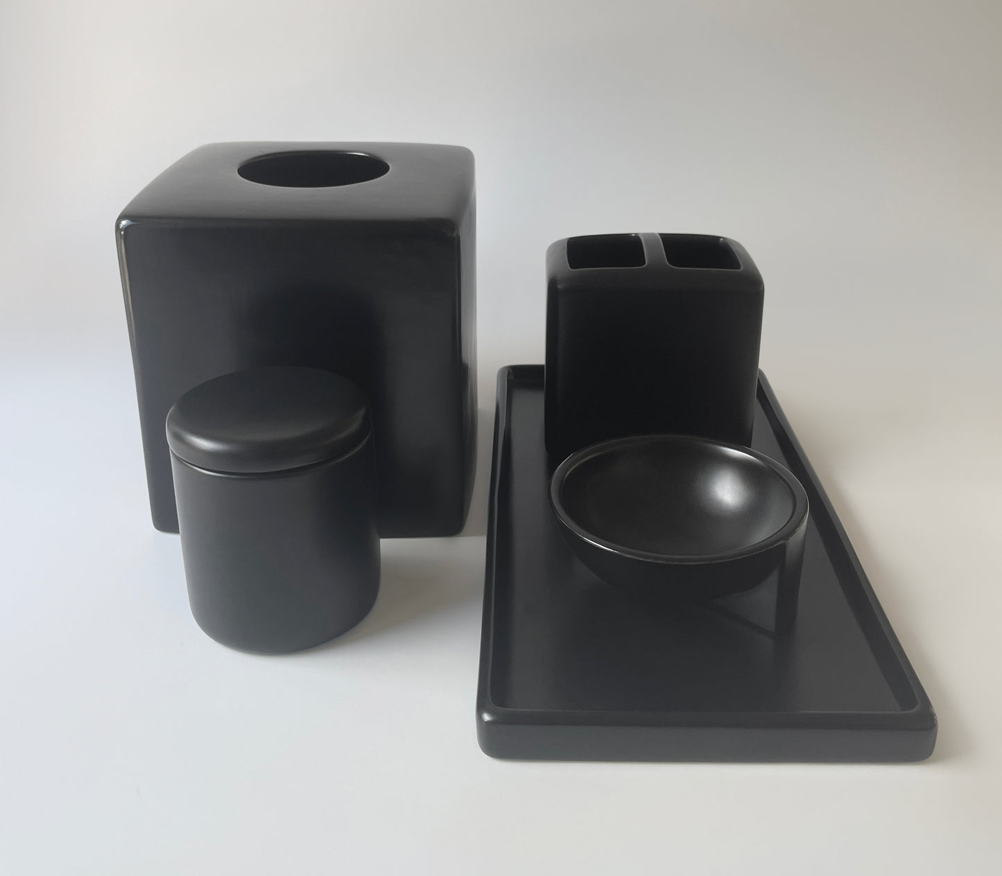 Matte Black Accessory Set